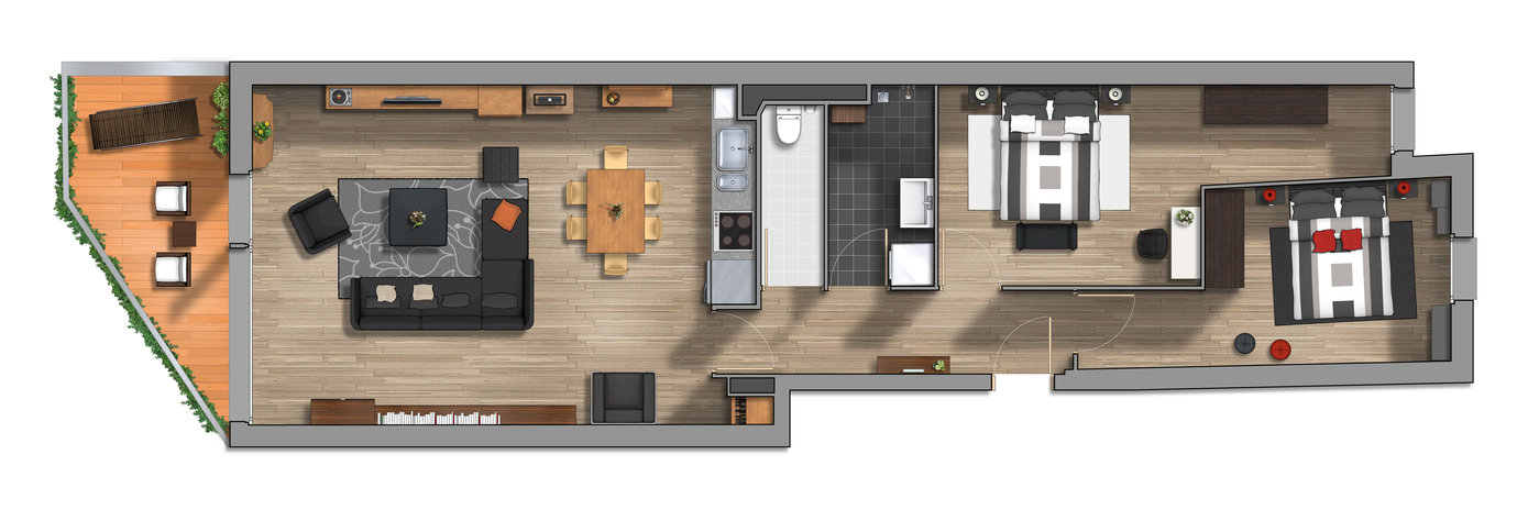 Floor plans by Alberto Talens Fernández at Coroflot.com