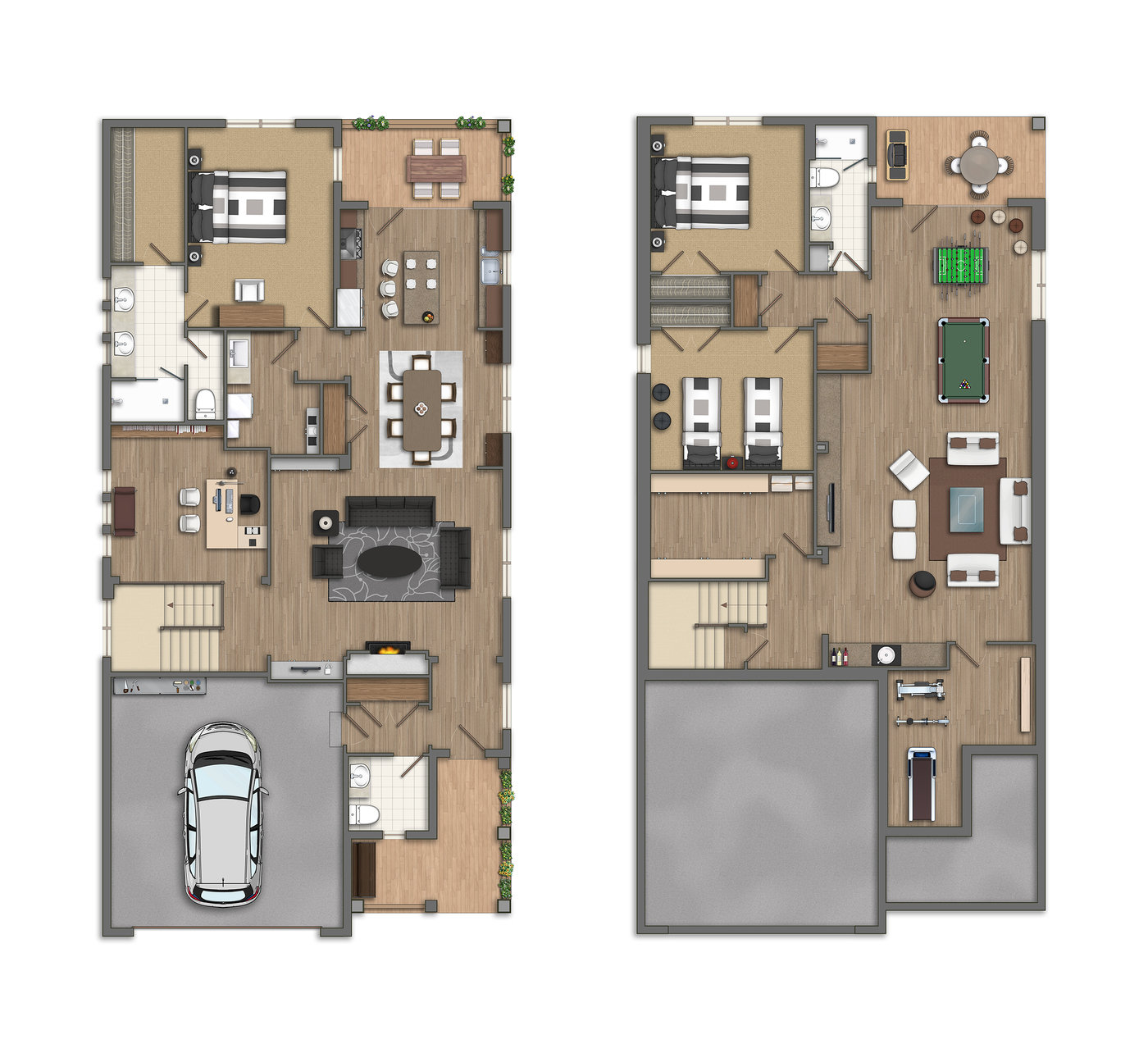 Floor plans by Alberto Talens Fernández at Coroflot.com