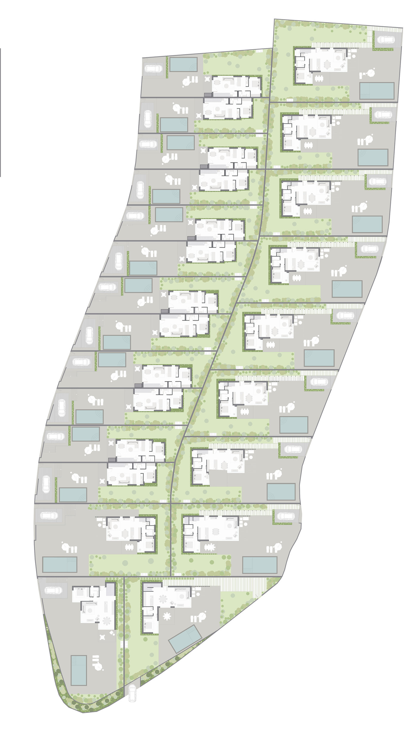 Floor plan rendering 41 by Alberto Talens Fernández at Coroflot.com