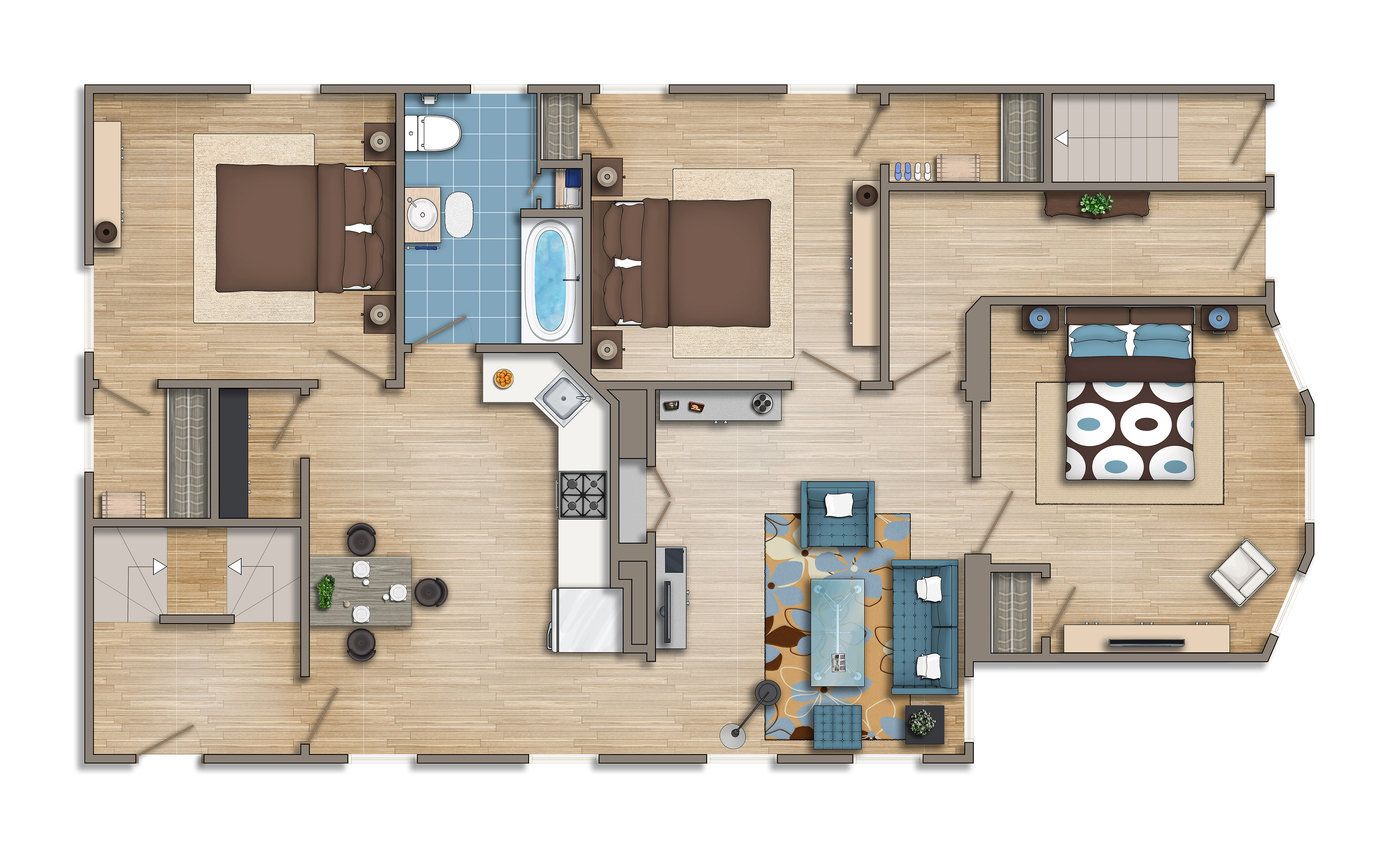 Floor plans by Alberto Talens Fernández at Coroflot.com