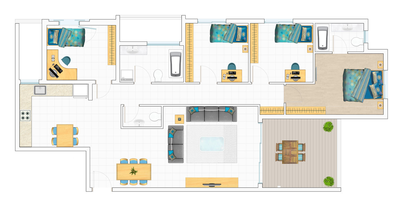 Floor plans by Alberto Talens Fernández at Coroflot.com