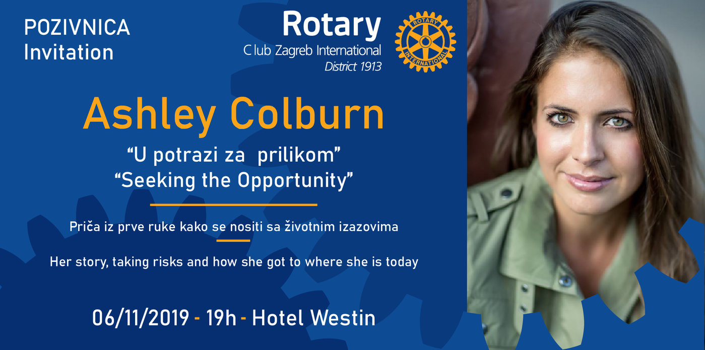 Invitation card for Rotary event by Ivan Kicinbaci at