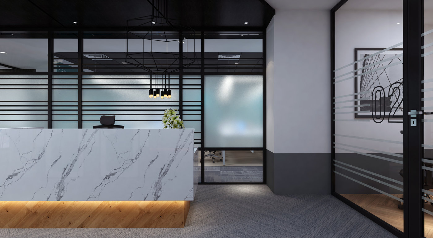 Virtual office design by Noor Farah at