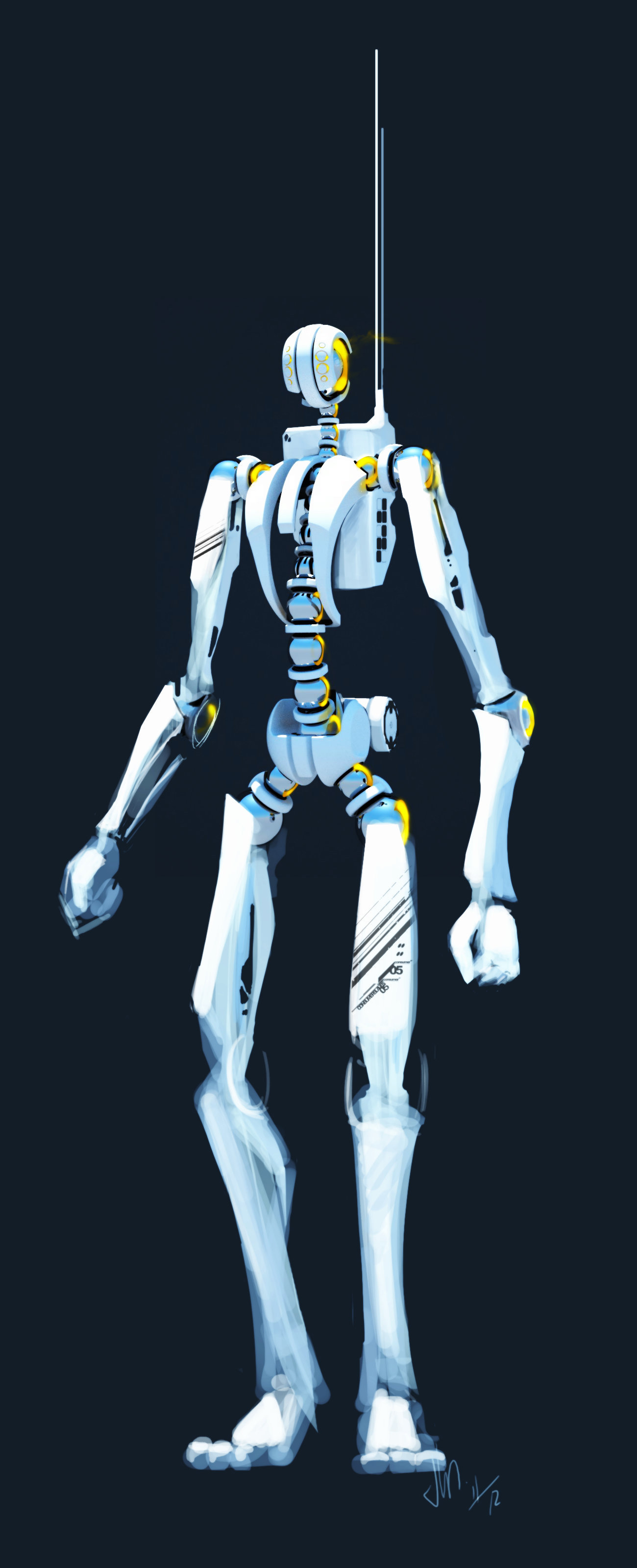 A Mechanical Man by Jan Koutnik at