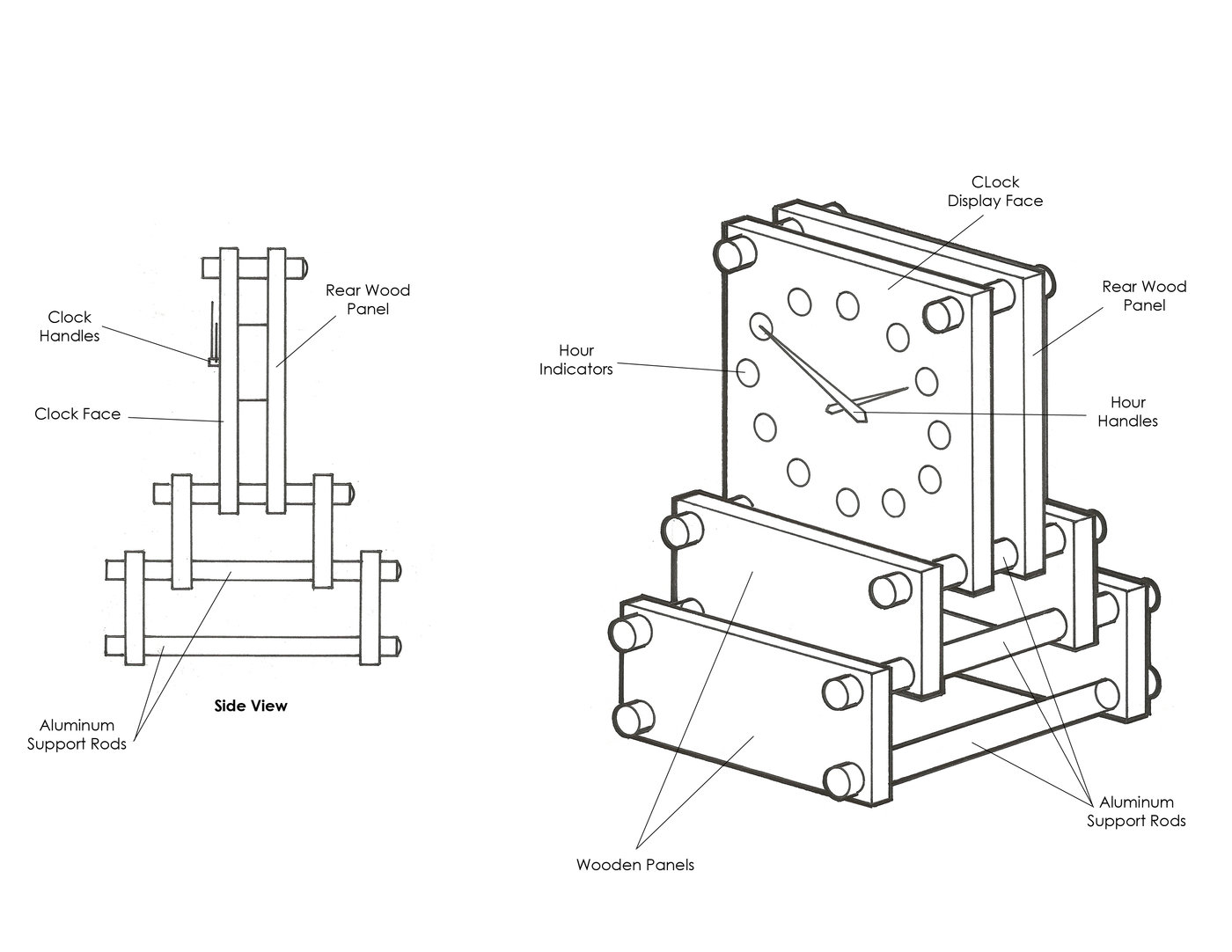 Clock Design Project by Andrew Lawrence at