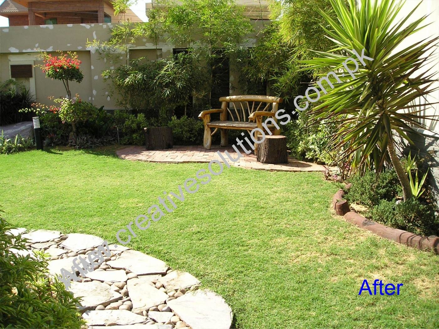 Before & After by Creative Garden Solutions Pakistan at Coroflot.com