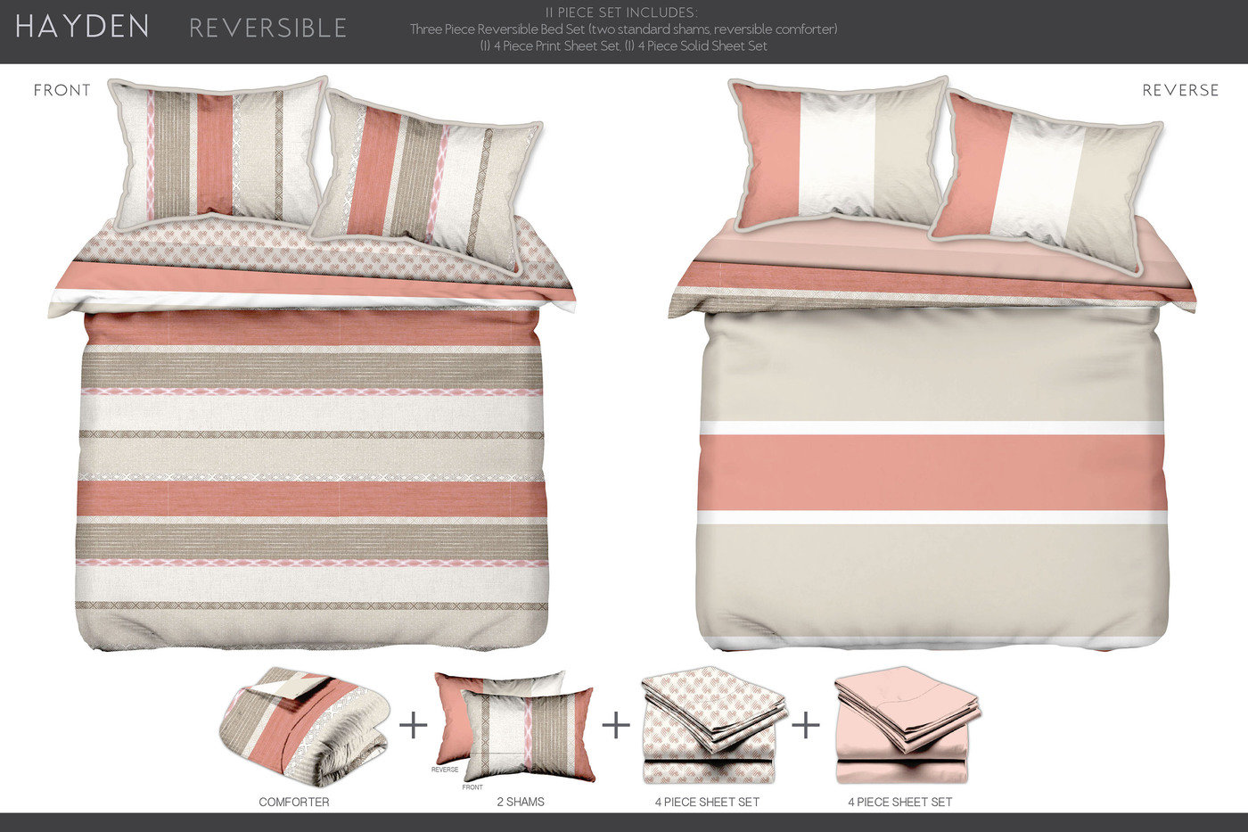 Reversible Bedding Sets by Creighton Pickering at