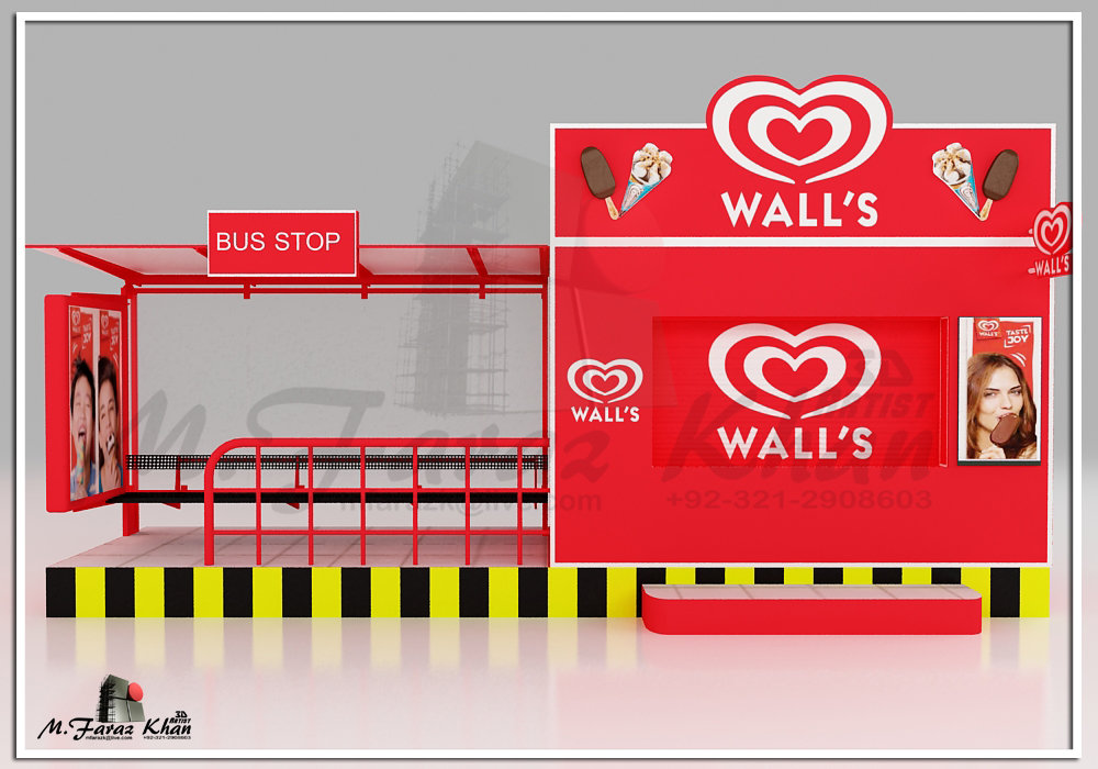 Walls Bus Stop Shop by Muhammad Faraz Khan at Coroflot.com
