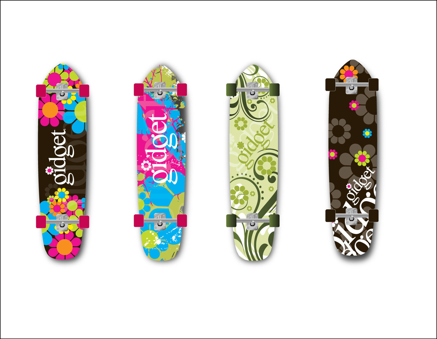 SKATEBOARD DESIGNS by Alvin Gilbert Gonda at