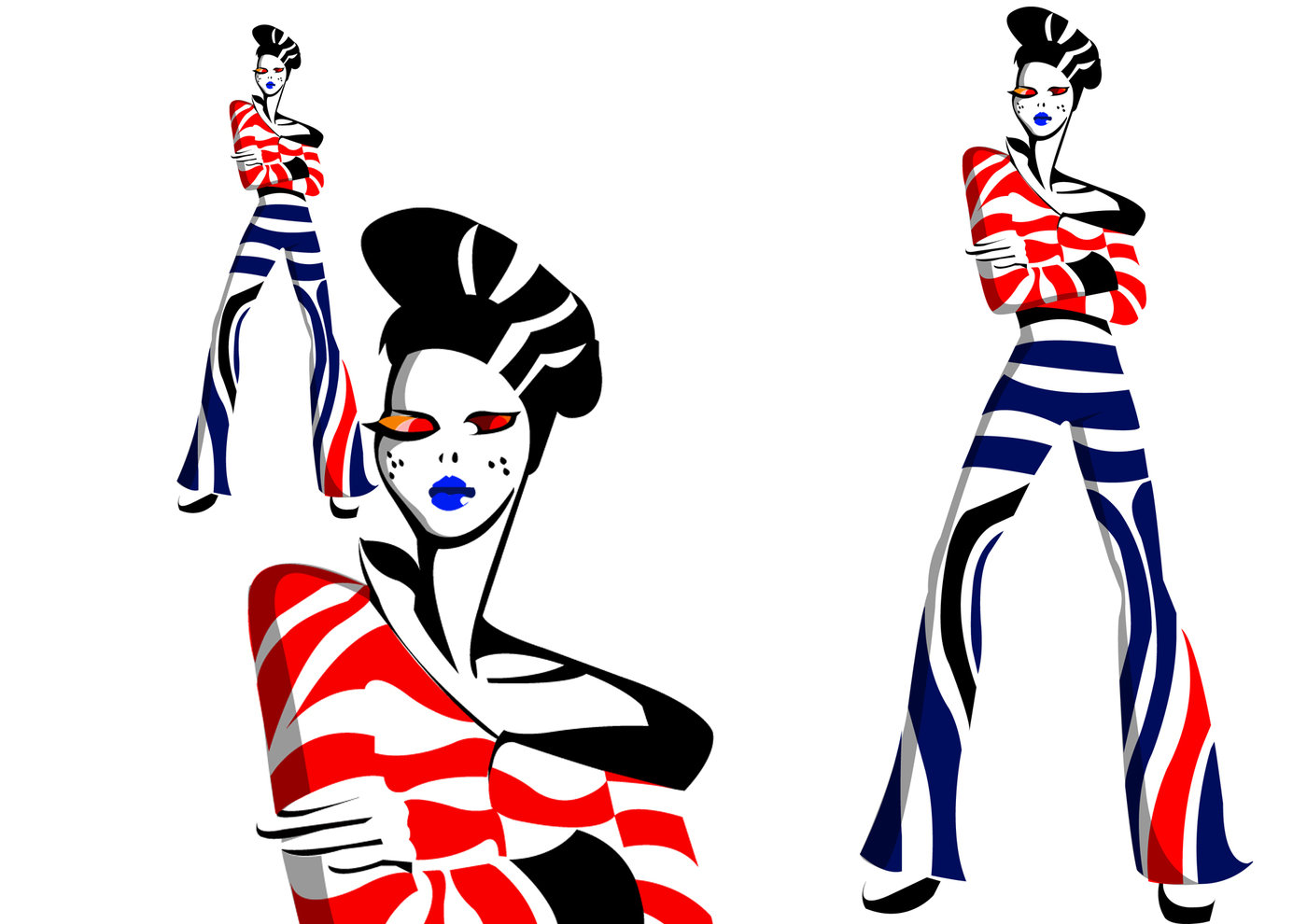 Fashion sketches by yong hwan Kwon at Coroflot.com