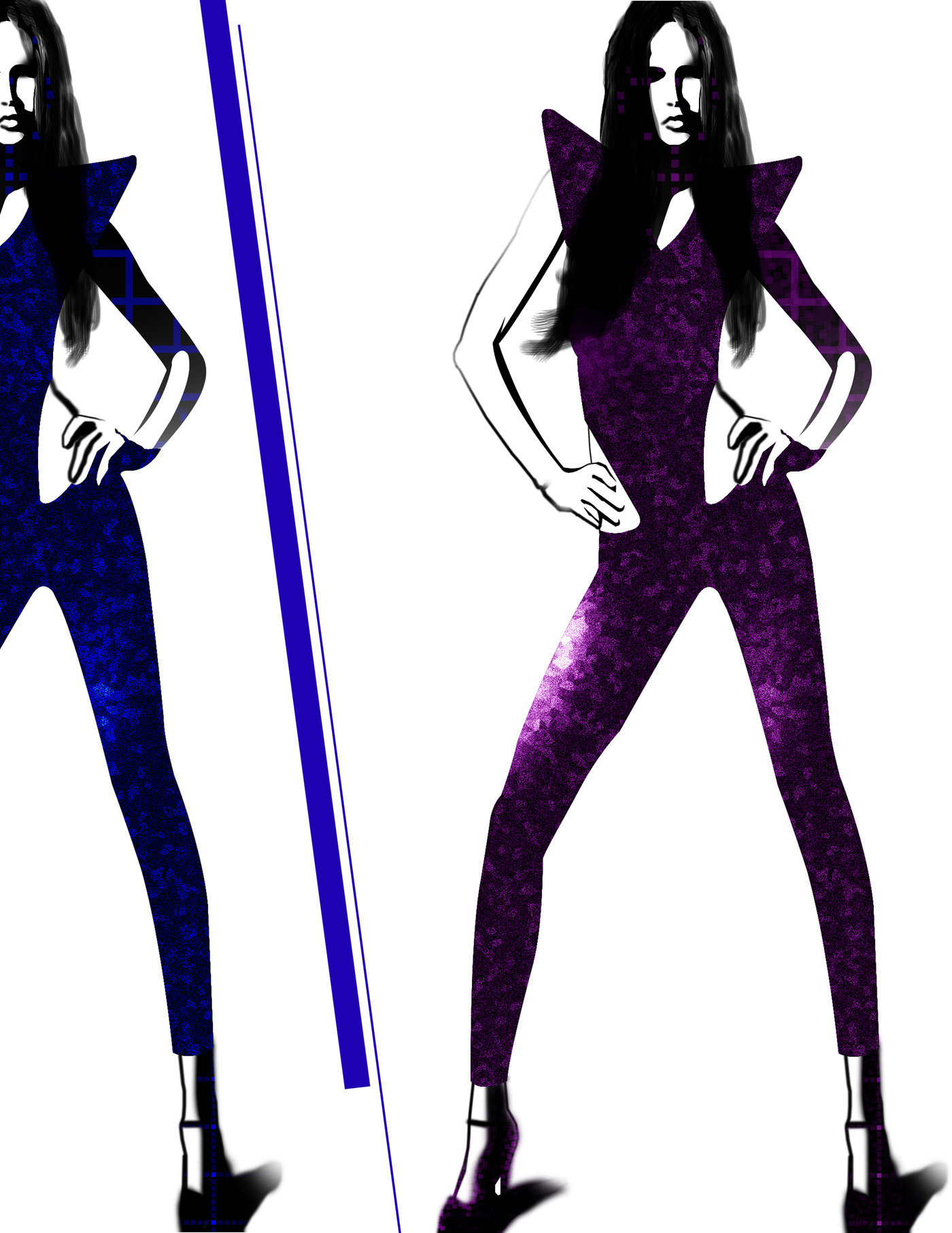 Fashion sketches by yong hwan Kwon at Coroflot.com