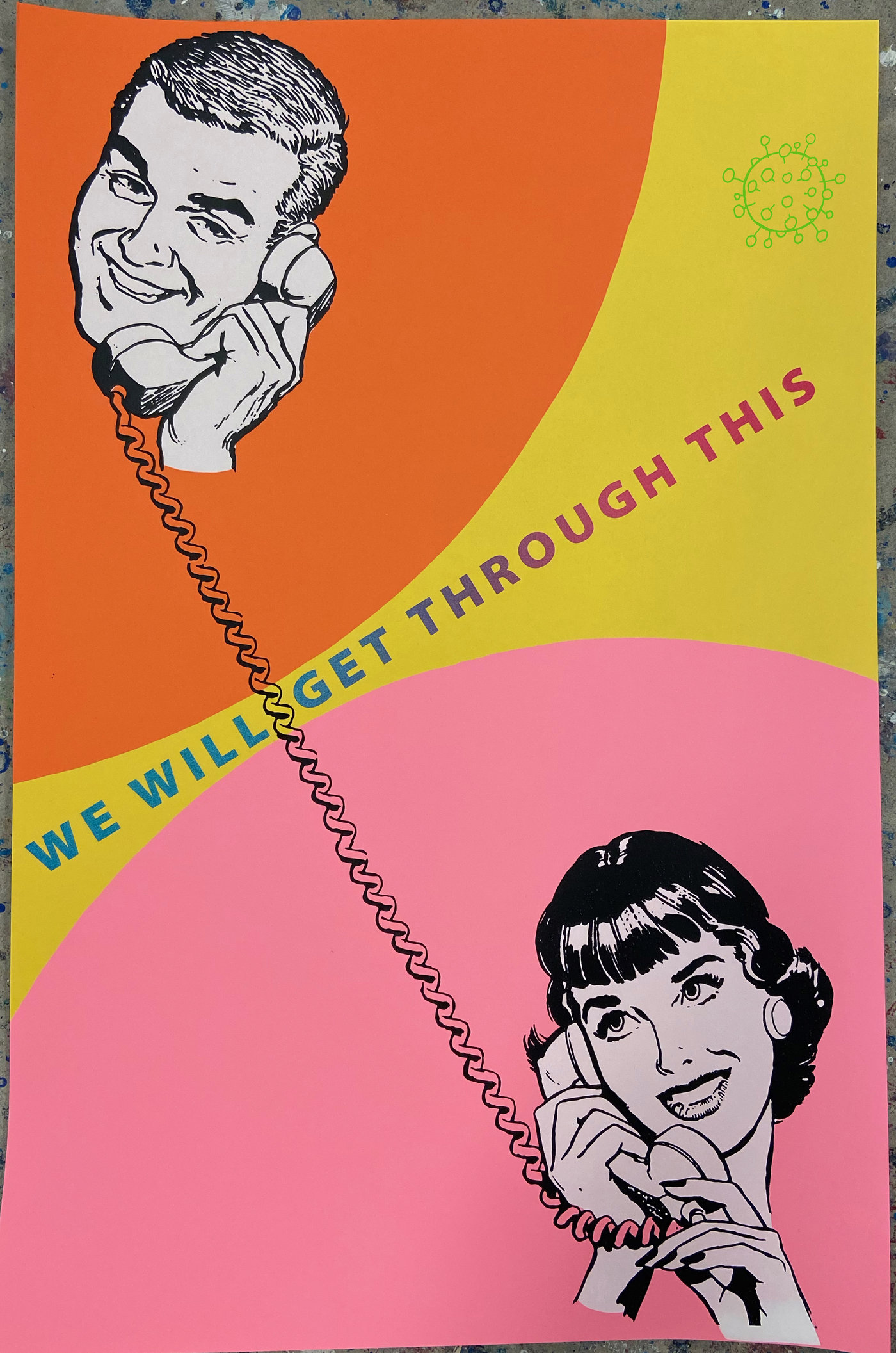 We Will Get Through This coronavirus poster 2020 by Robby Poore at ...