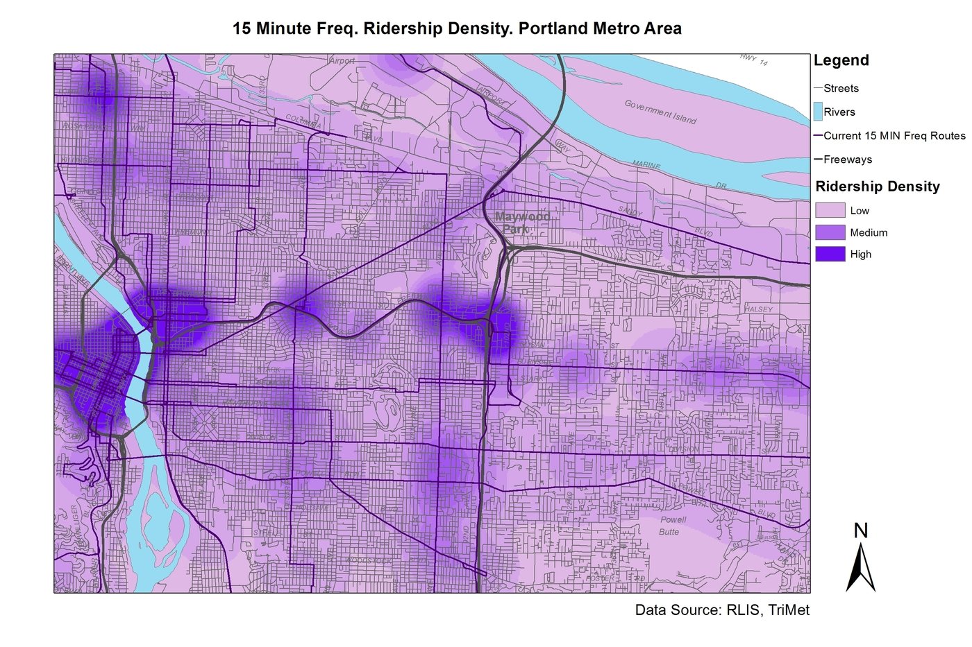 Transit Desert GIS by Tony Vi at