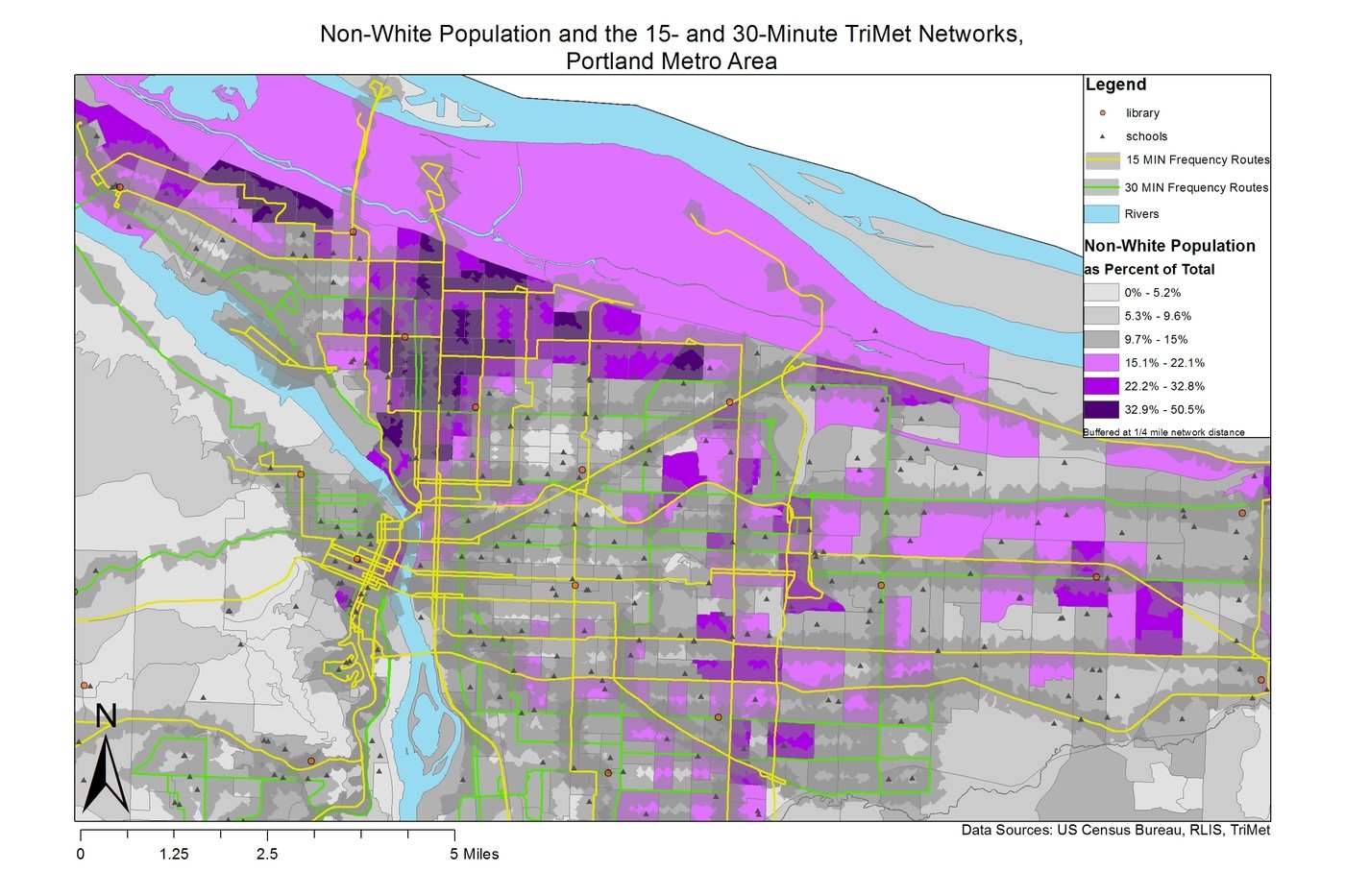 Transit Desert GIS by Tony Vi at