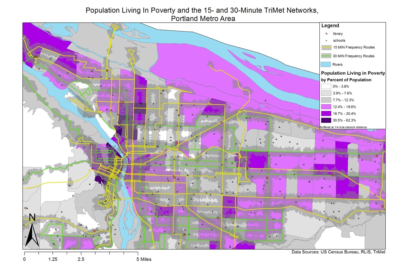 Transit Desert GIS by Tony Vi at