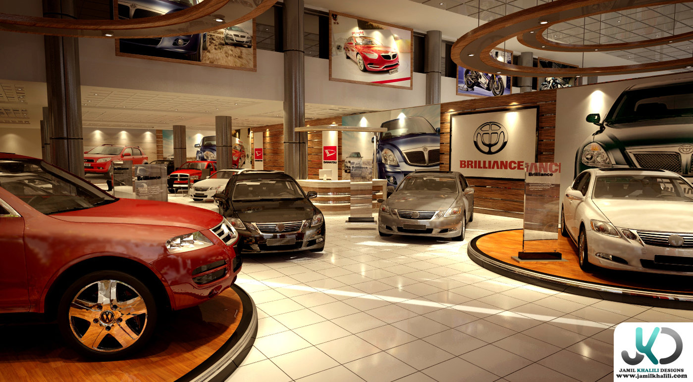 Brilliance Car showroom UAE, Dubai. by Jamil Khalili at