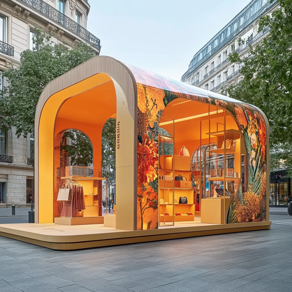 Sustainable Luxury Pop Up Stores By Diego Friolin At Coroflot