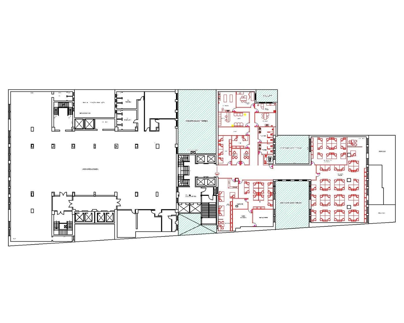 Layout Call Center Call Center - Projeto em CAD by Diego Friolin at Coroflot.com
