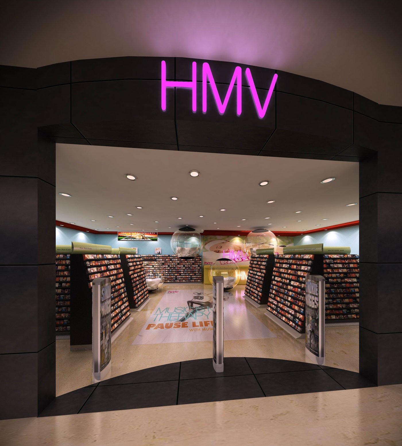 HMV MUSIC THERAPY STORE by ARUSHI NAYAR at