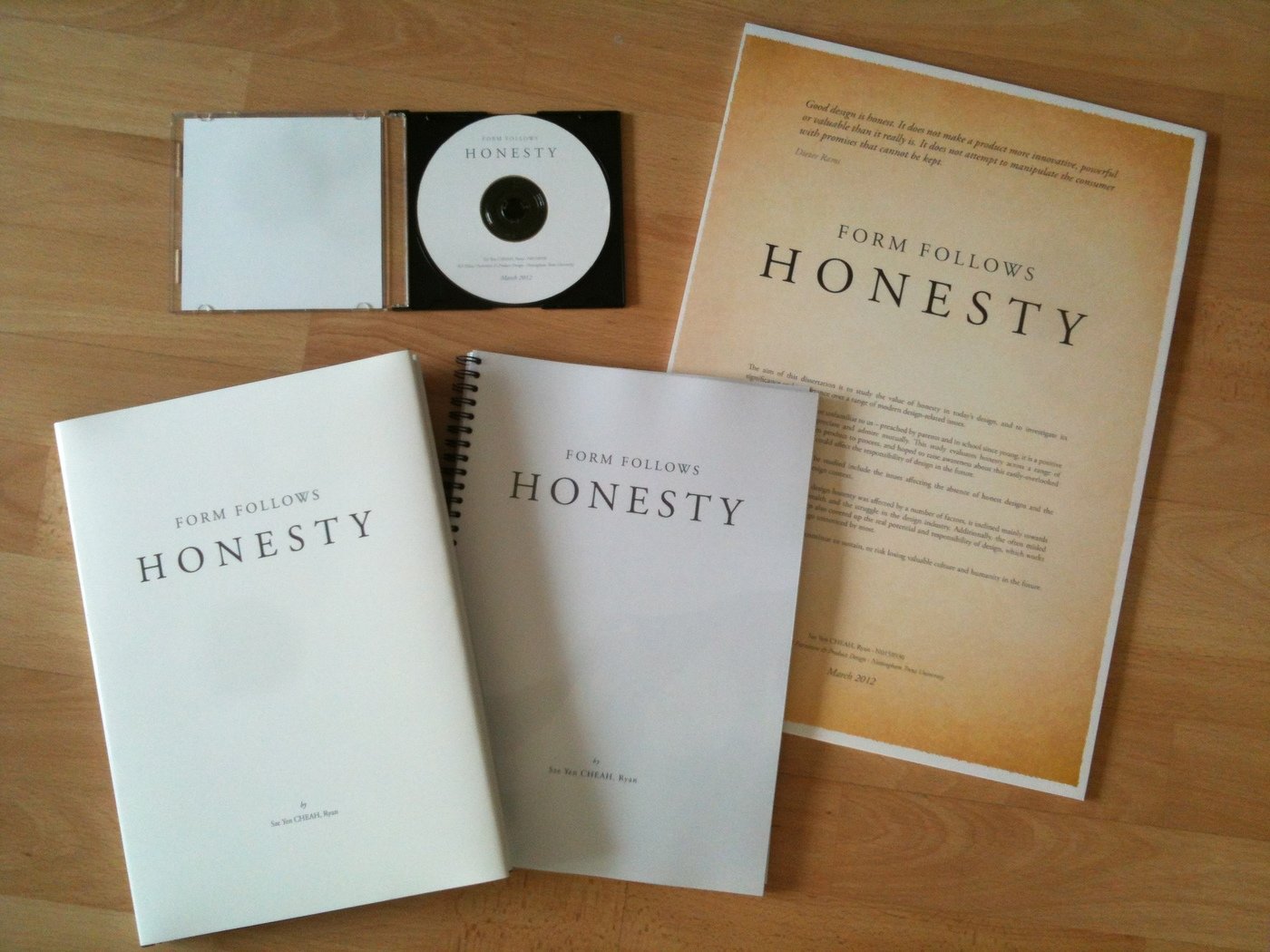 Dissertation forms