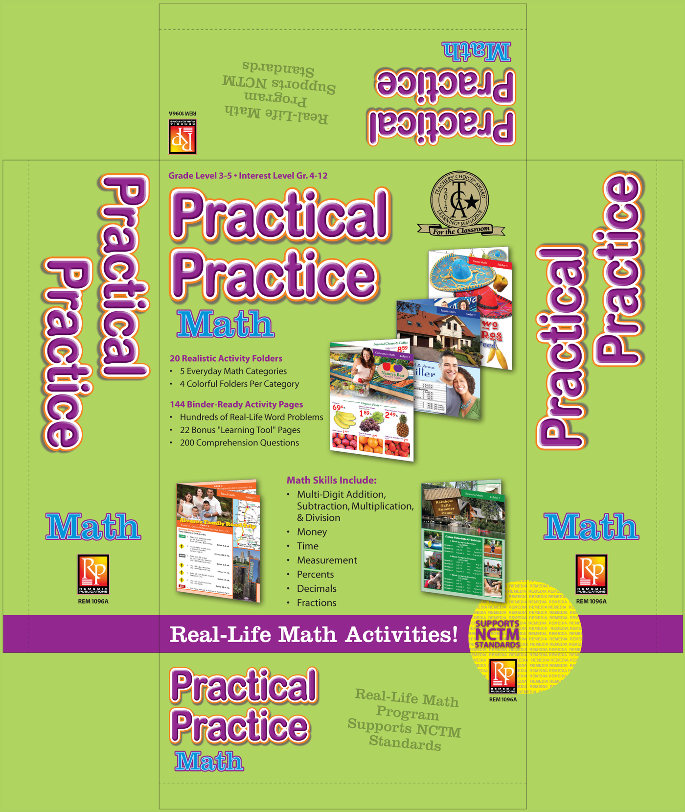 Practical Practice Math Folders by Christina Reville at Coroflot.com
