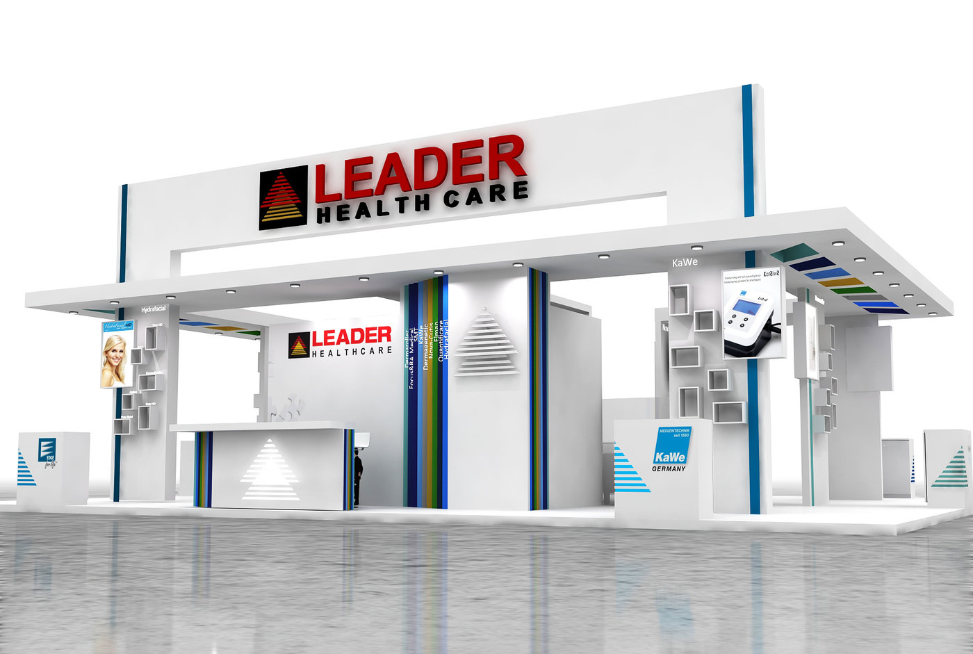 Leader Health CareExhibition Stand by Theosign Design at