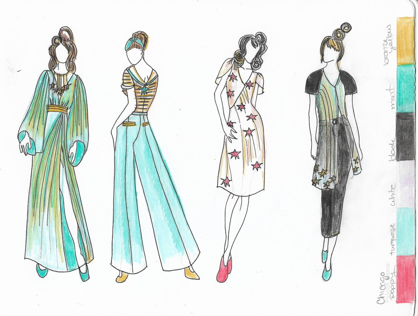 Fashion Illustration by Hand by Nicole Capoccitti at Coroflot.com