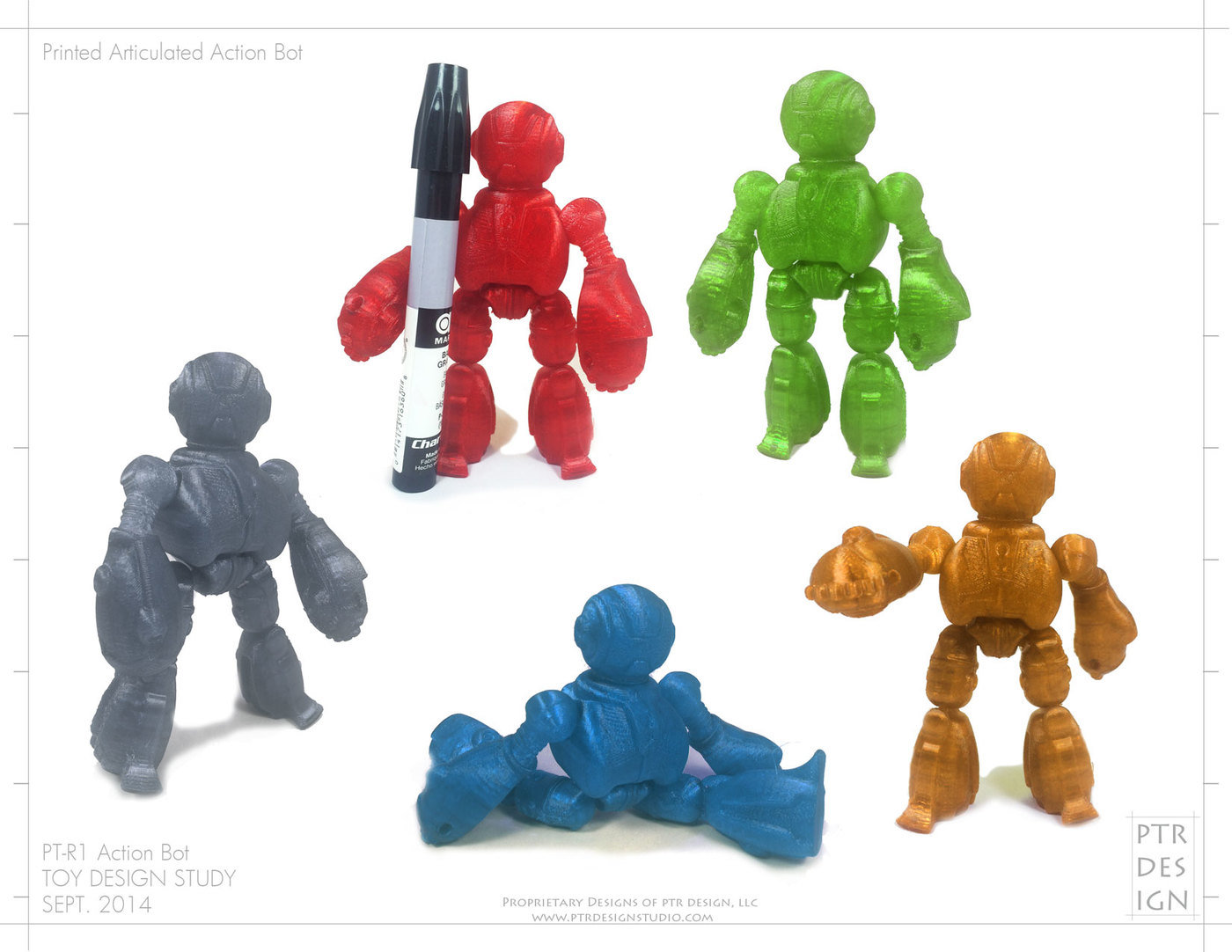 PT-R1 Action Bot Toy Study by Peter Ragonetti at Coroflot.com