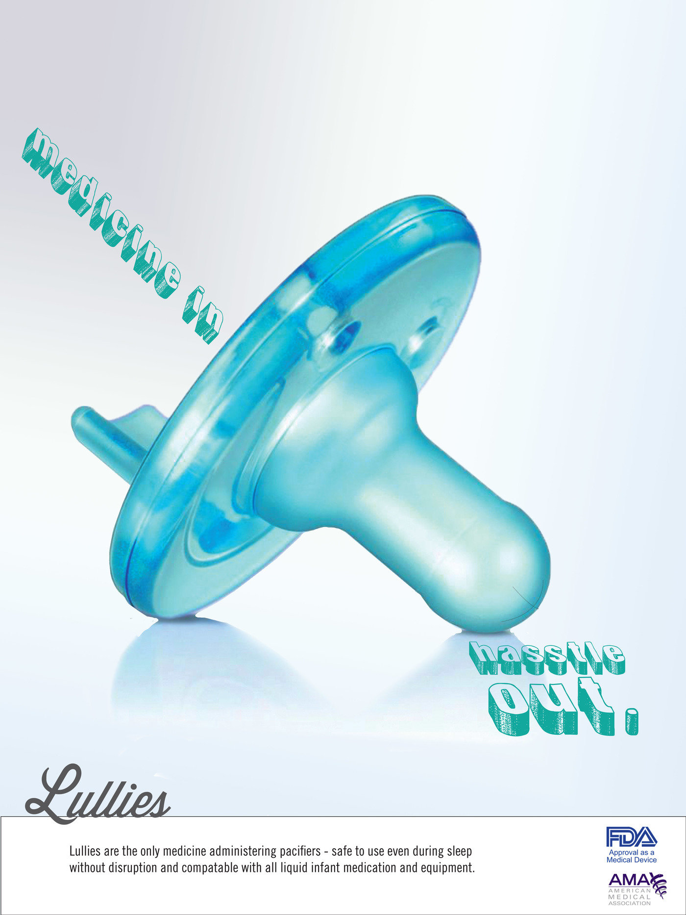 Lullies Medicine Administering Pacifiers by Lindsey Wojtowicz at