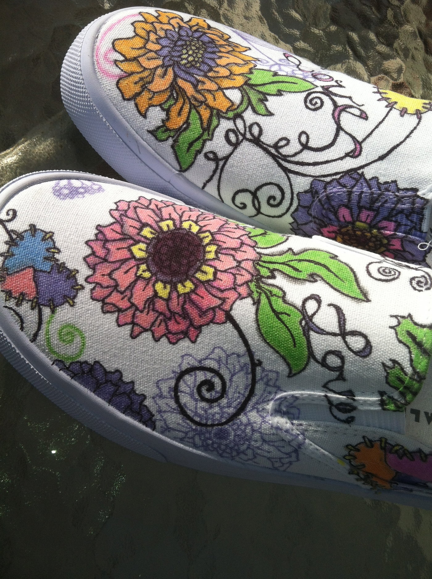 Flower Shoes by Benjamin Panfil at
