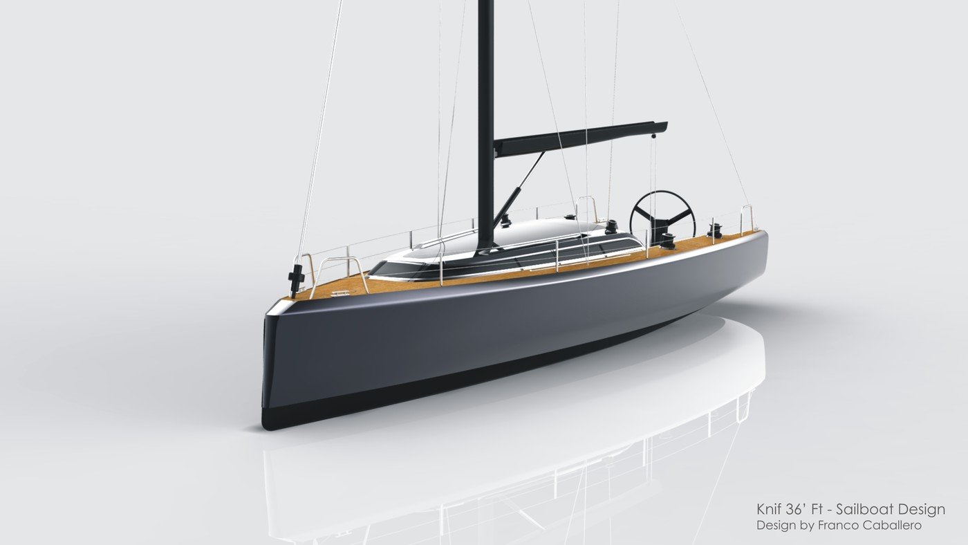 Knife 36´ Sailing Yacht by Franco Caballero at
