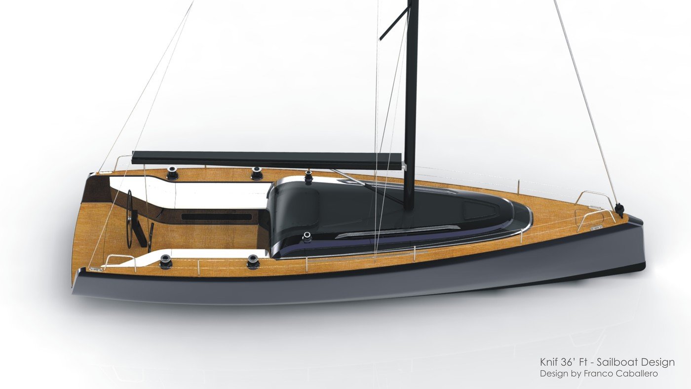 Knife 36´ Sailing Yacht by Franco Caballero at