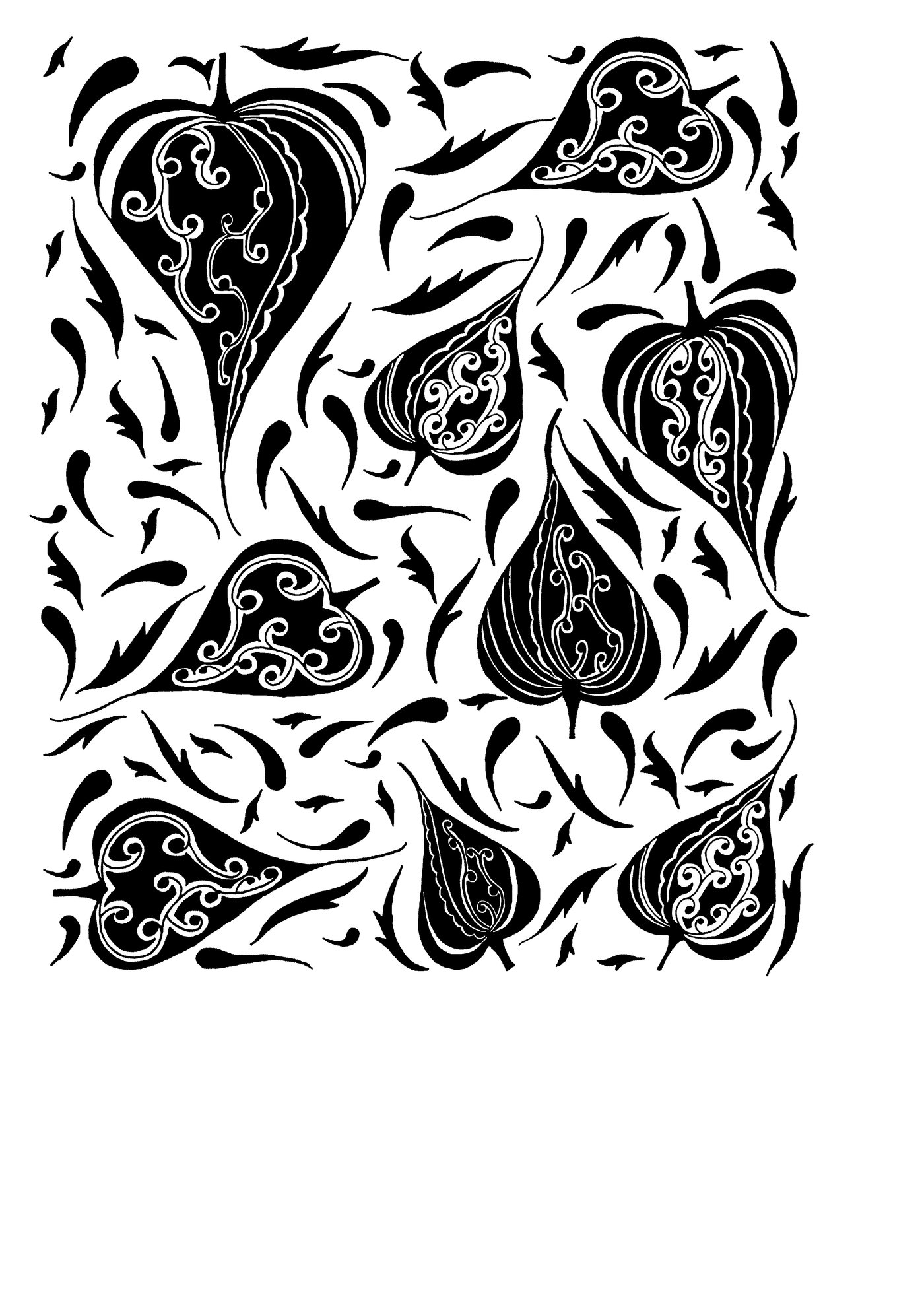 Hand screen printing - single colour screen by sai supriya s at ...