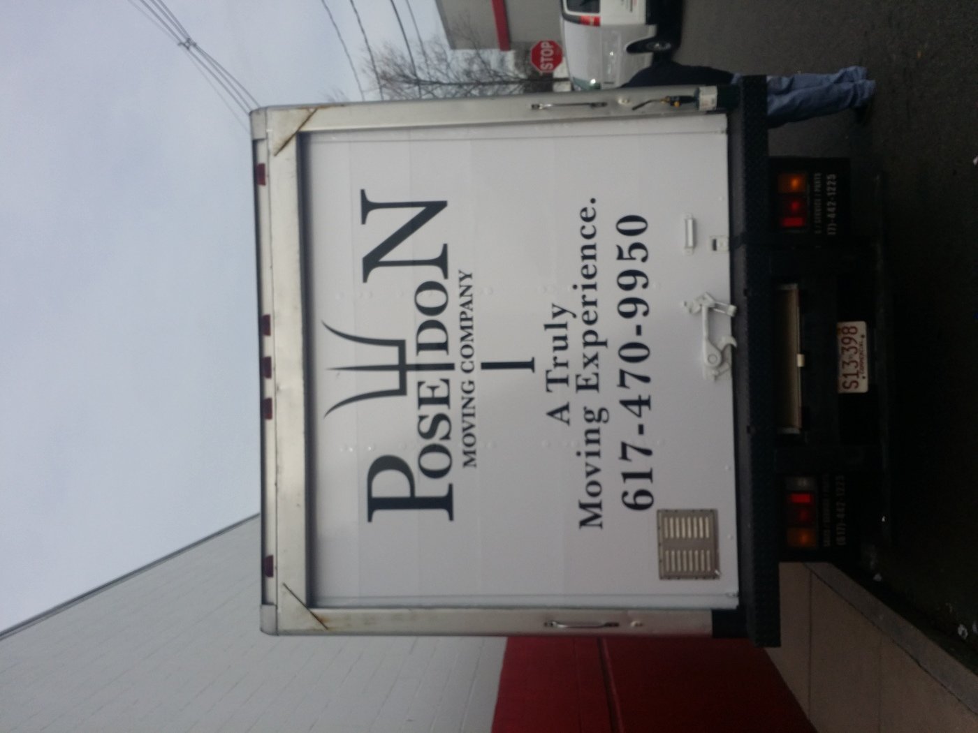 Poseidon rear box truck door wrap by Max Lavelle at