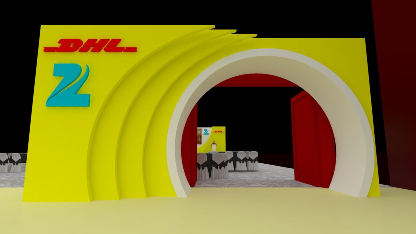 DHL Event design by Yogender Gaud at Coroflot.com