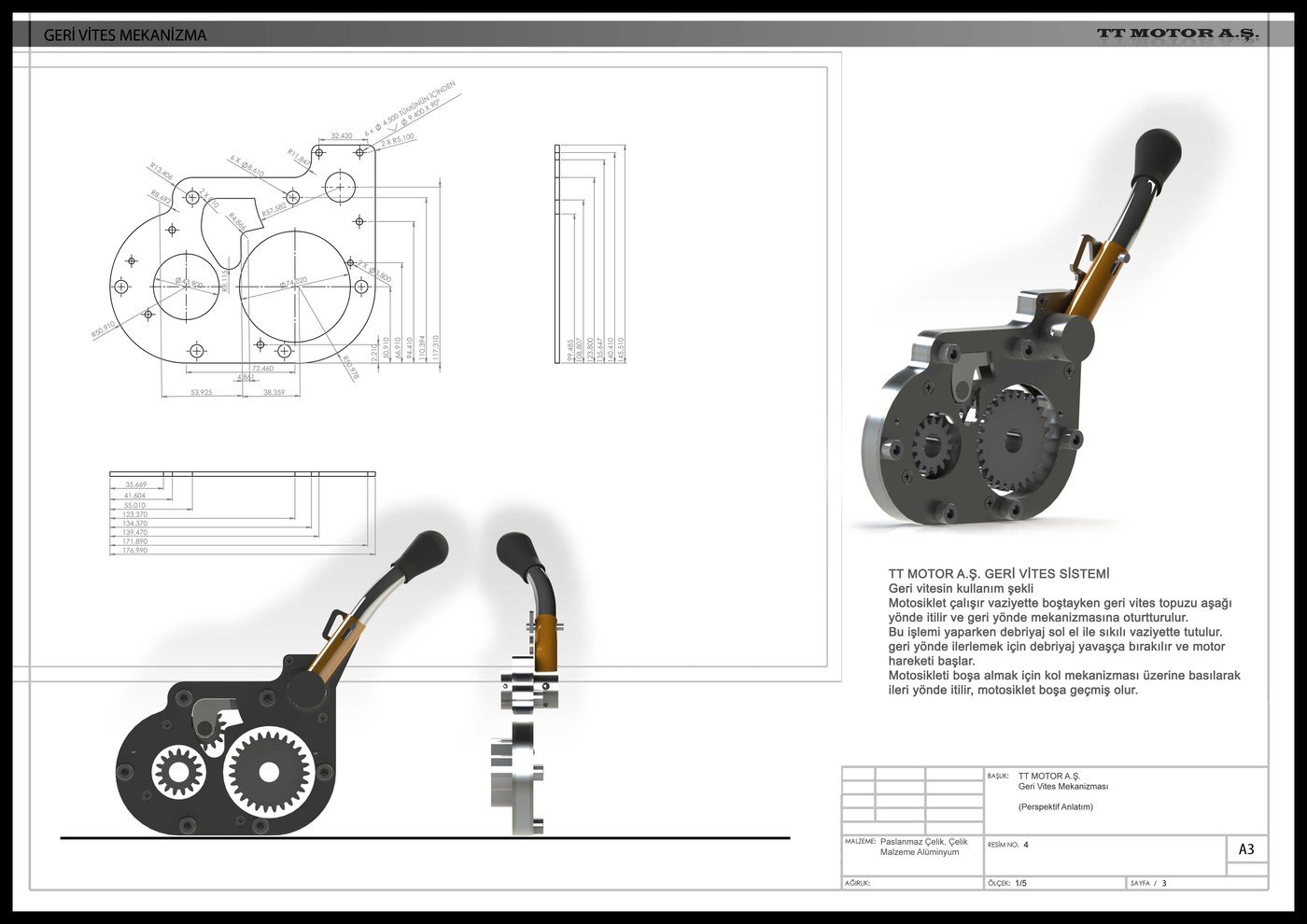 Motorcycle Reverse Gear by Olcay Tuncay Karabulut at