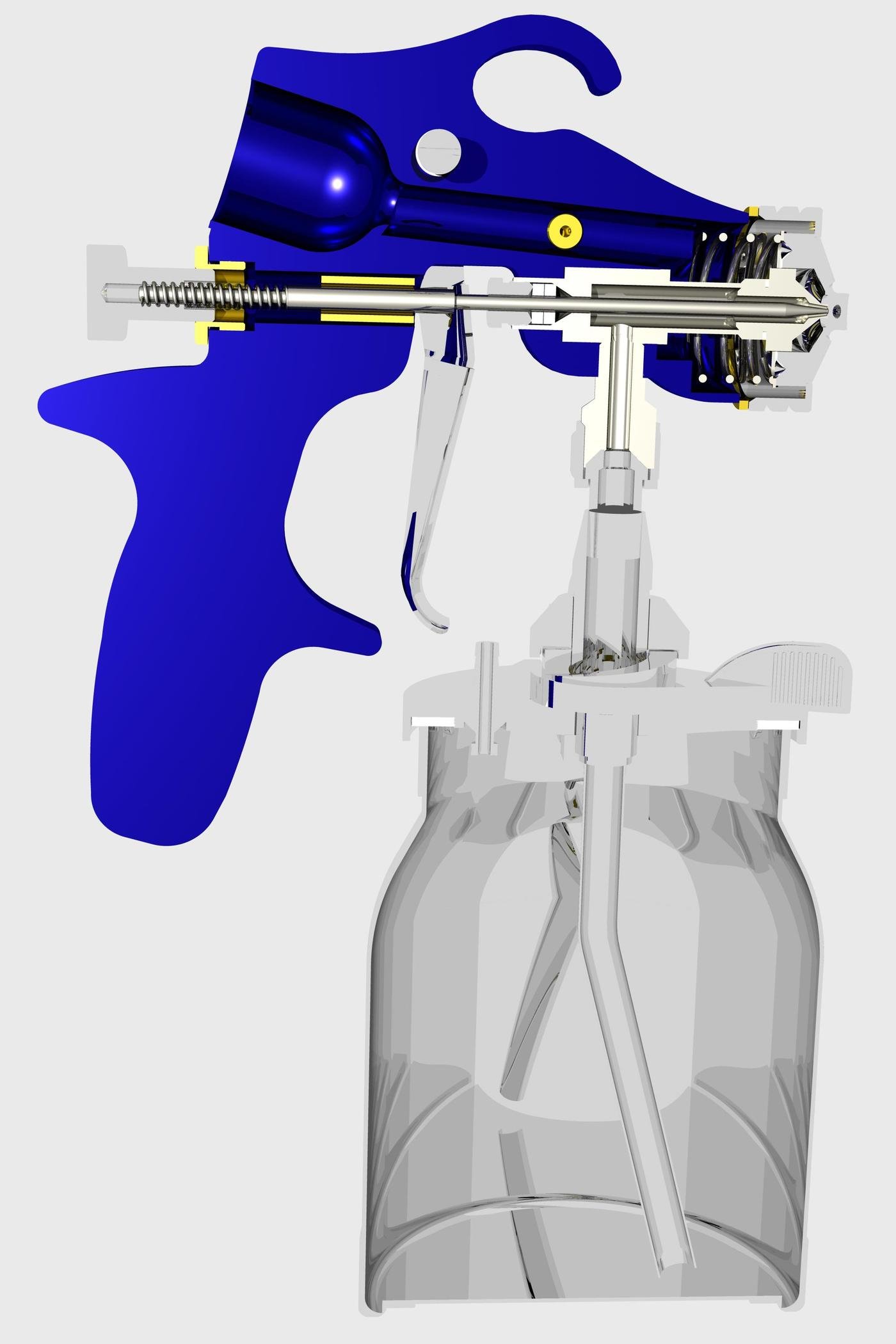 Graphics Project Professional Spray Gun rendering by Andrew Holmes at