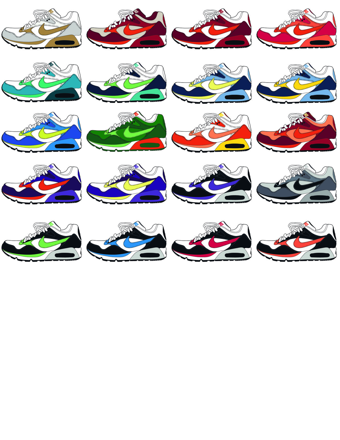 Footwear Color Design & Apparel concepts by Nick Calomiris at