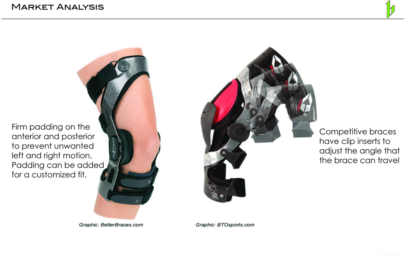Motocross Knee Brace by Adam Gray at