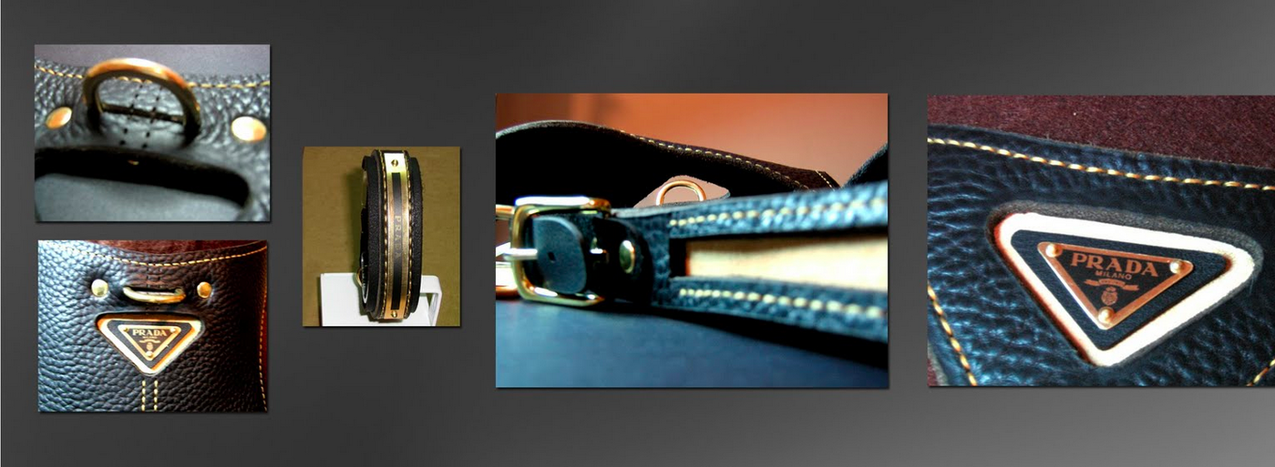 PRADA dog harness by Sean Maisano at