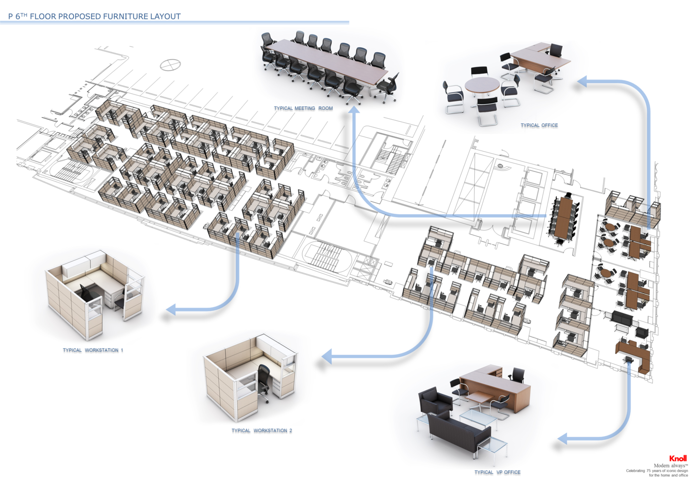 Knoll Office Furniture Proposal by Matthew Sorianosos at