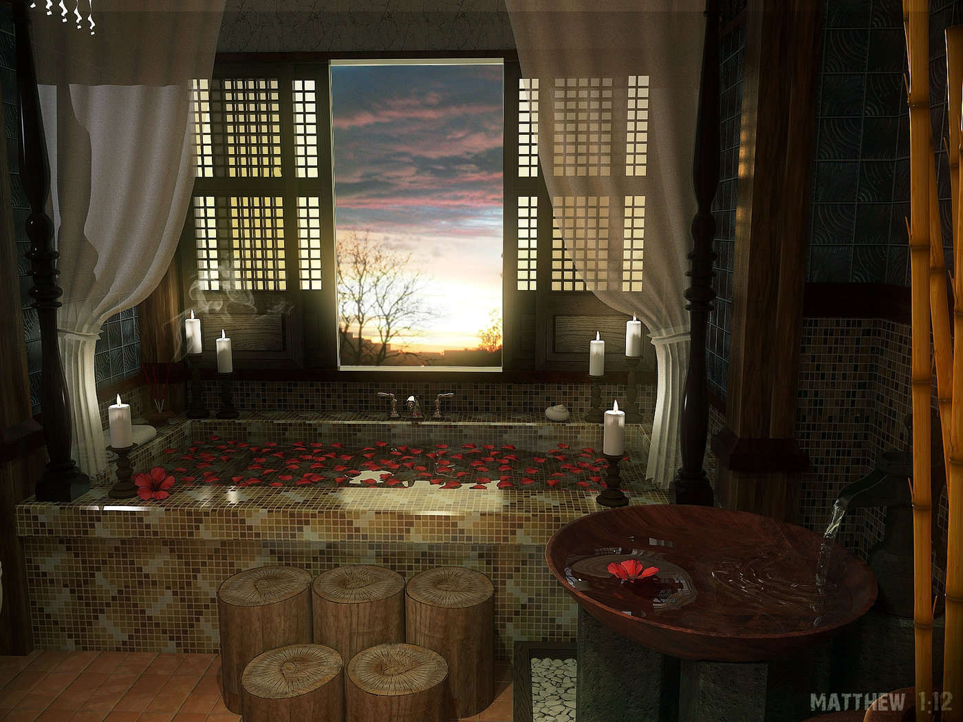 Filipino Inspired Bathroom by Matthew Sorianosos at