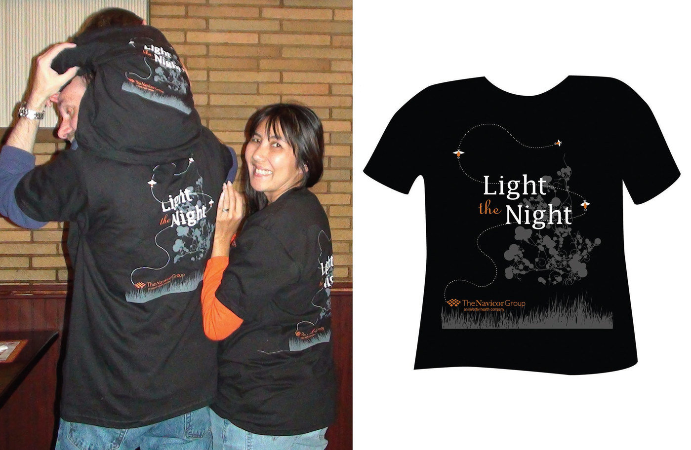 Light The Night T Shirt Design By Merry Yee At Coroflot