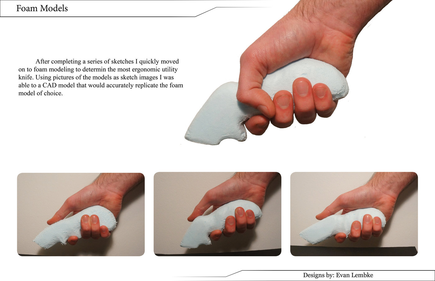 Ergonomic Utility Knife by Evan Lembke at