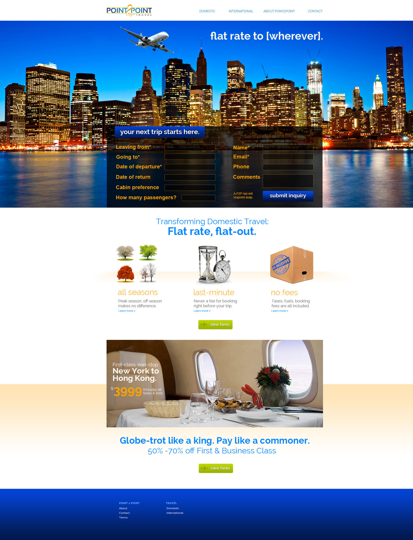 Point2point site by Rena Newmark at