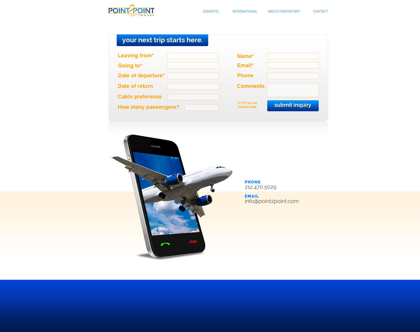 Point2point site by Rena Newmark at