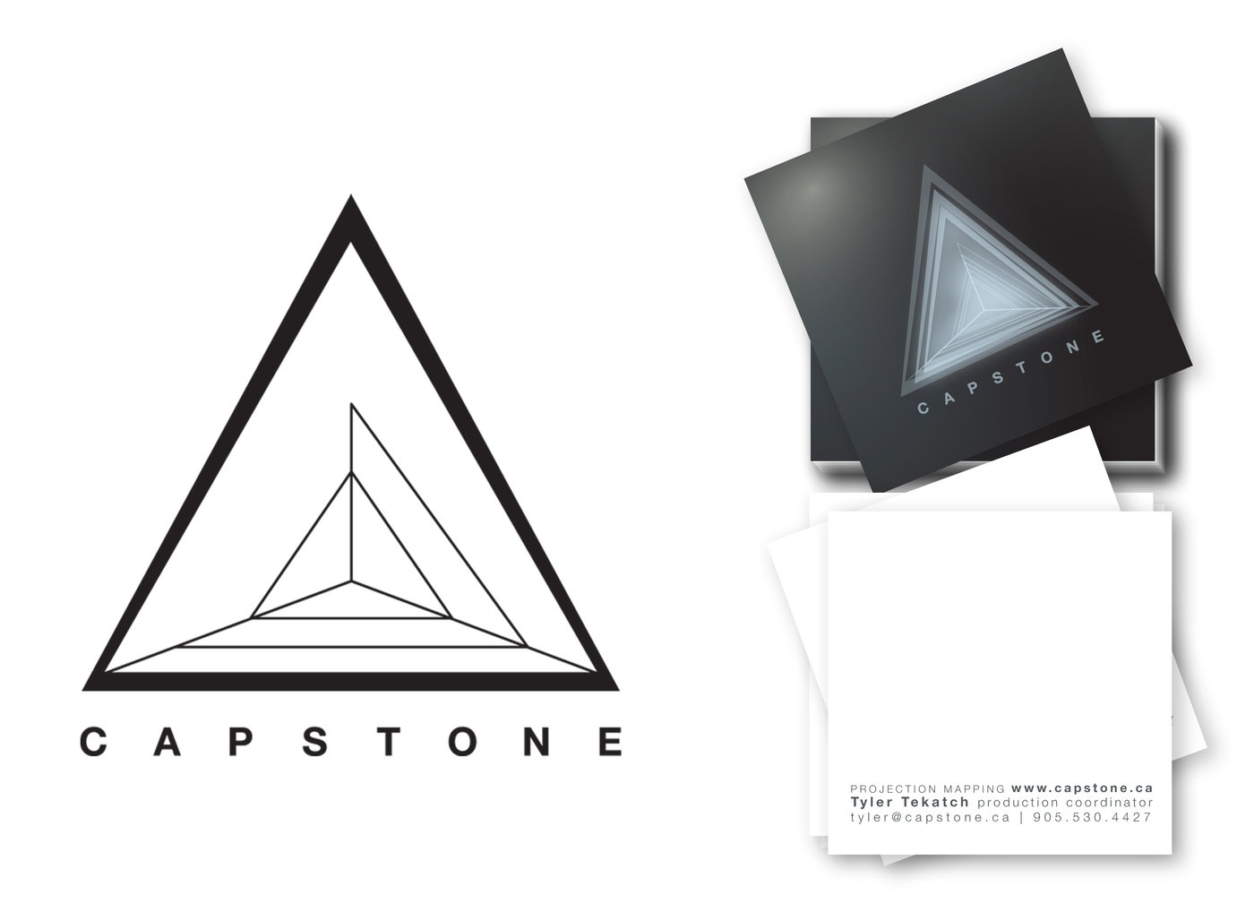 Capstone Logo and Business Card by Sarah Caccamo at Coroflot.com