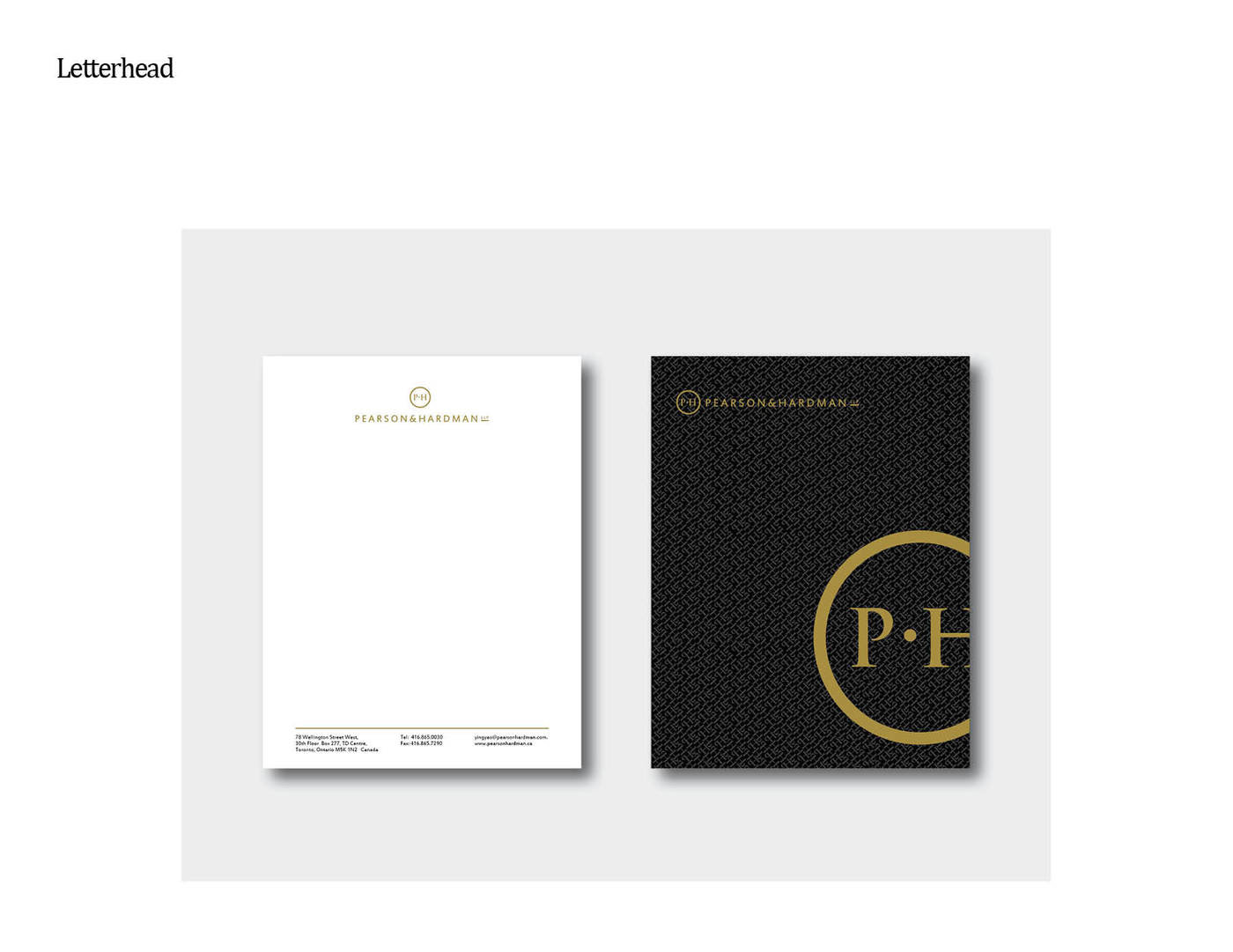 Pearson&Hardman Law Firm Branding Identity by YING YAO at