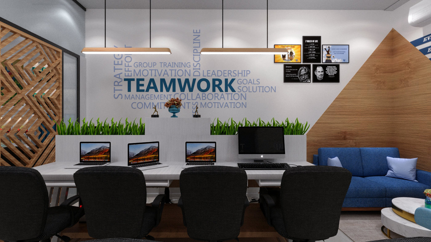 An upload by Dipesh Bhovad on Coroflot: to the project Office Interior ...