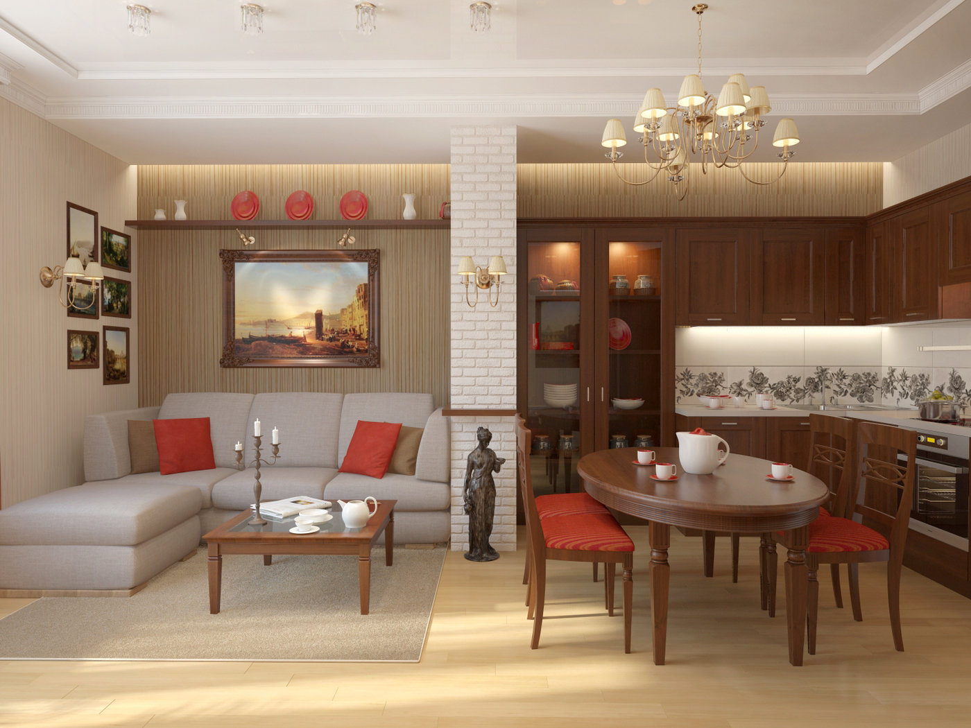 Apartment in Omsk Russia. Style classic. by Aleksey Maseevskiy Designer